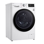 LG Waschmaschine mit 7 kg Kapazität | 1.200 U/Min. | Weiß mit weißem Bullaugenring | SLIM FIT | F2V3SLIM7, F2V3SLIM7