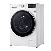 LG Waschmaschine mit 7 kg Kapazität | 1.200 U/Min. | Weiß mit weißem Bullaugenring | SLIM FIT | F2V3SLIM7, F2V3SLIM7