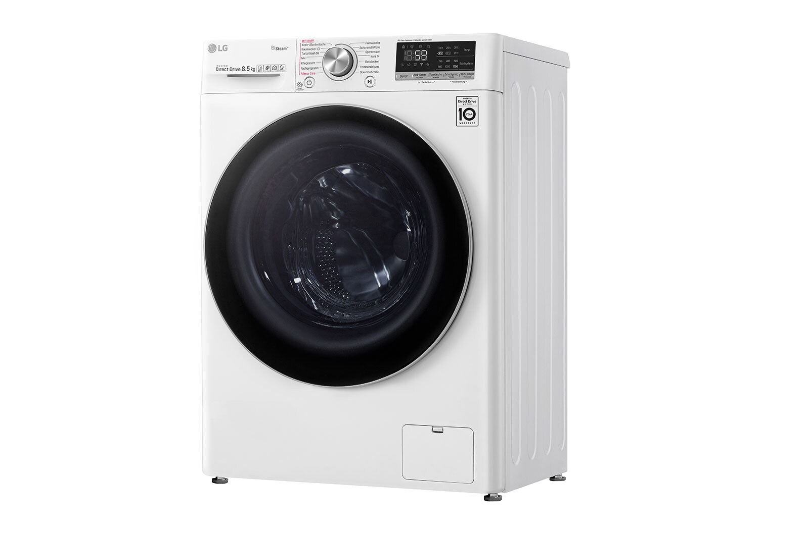 LG SLIM Waschmaschine | 8,5kg | AI DD™| Steam+™ | TurboWash™, F2V7SLIM8