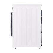 LG Waschmaschine Essence White (8 kg, 1.350 U./Min., EEK A) mit schwarzem Bullaugenring | F4WB3085, F4WB3085