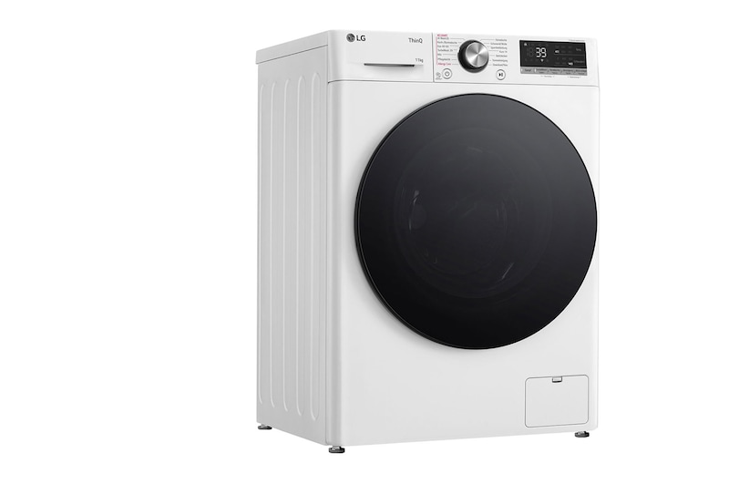 LG Waschmaschine Weiß (A-10%*, 11 kg, 1.350 U./Min.) mit AI DD® & TurboWash®360° | F4WR701Y, F4WR701Y