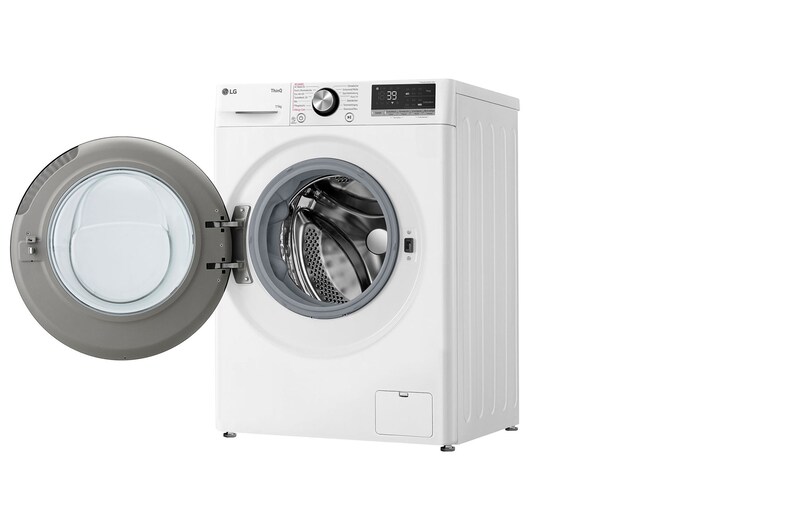 LG Waschmaschine Weiß (A-10%*, 11 kg, 1.350 U./Min.) mit AI DD® & TurboWash®360° | F4WR701Y, F4WR701Y