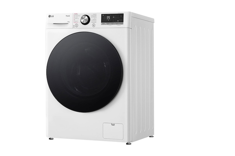 LG Waschmaschine Weiß (A-10%*, 11 kg, 1.350 U./Min.) mit AI DD® & TurboWash®360° | F4WR701Y, F4WR701Y