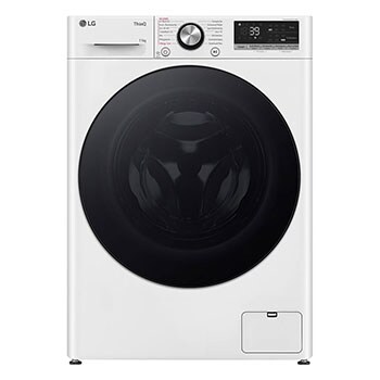 Vorderansicht von Waschmaschine Weiß (A-10%*, 11 kg, 1.350 U./Min.) mit AI DD® & TurboWash®360° | F4WR701Y F4WR701Y