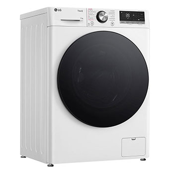 LG Waschmaschine Weiß (A-10%*, 11 kg, 1.350 U./Min.) mit AI DD® & TurboWash®360° | F4WR701Y, F4WR701Y