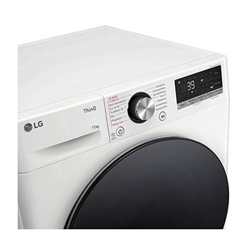 LG Waschmaschine Weiß (A-10%*, 11 kg, 1.350 U./Min.) mit AI DD® & TurboWash®360° | F4WR701Y, F4WR701Y