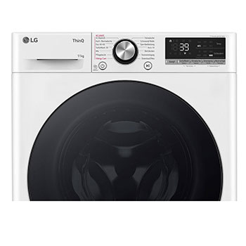 LG Waschmaschine Weiß (A-10%*, 11 kg, 1.350 U./Min.) mit AI DD® & TurboWash®360° | F4WR701Y, F4WR701Y