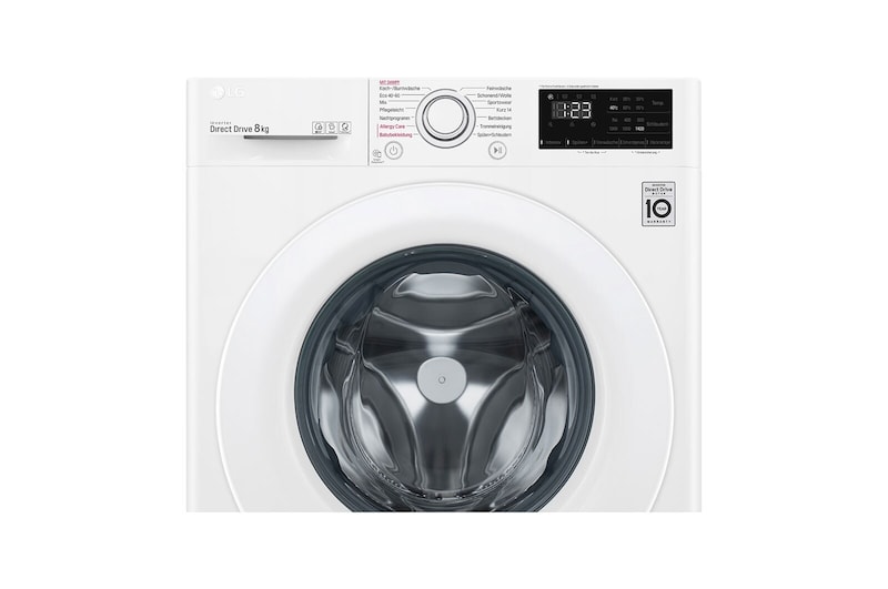 LG Waschmaschine | 8 kg | AI DD™ | Steam | ThinQ® | Neue Wohlfühl-Trommel | LG F4WV308S0, F4WV308S0