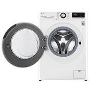 LG Waschmaschine mit AI DD™ | 8 kg | 1400 U/Min| Steam | 6 Motion™| Neue Wohlfühl-Trommel | LG F4WV308SB, F4WV308SB