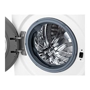 LG Waschmaschine mit AI DD™ | 8 kg | 1400 U/Min| Steam | 6 Motion™| Neue Wohlfühl-Trommel | LG F4WV308SB, F4WV308SB