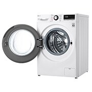 LG Waschmaschine mit AI DD™ | 8 kg | 1400 U/Min| Steam | 6 Motion™| Neue Wohlfühl-Trommel | LG F4WV308SB, F4WV308SB