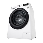 LG Waschmaschine mit AI DD™ | 8 kg | 1400 U/Min| Steam | 6 Motion™| Neue Wohlfühl-Trommel | LG F4WV308SB, F4WV308SB