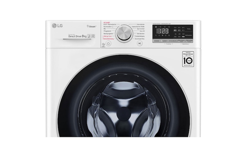 LG Waschmaschine | 9kg | AI DD™ | Steam™, F4WV409S1