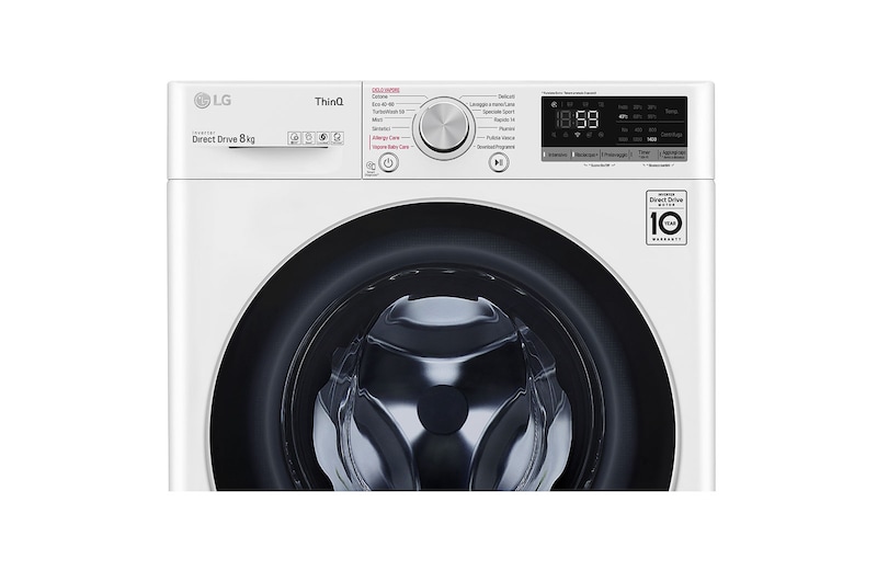 LG Waschmaschine |8 kg | AI DDTM | Steam | Turbowash | LG F4WV508S1, F4WV508S1