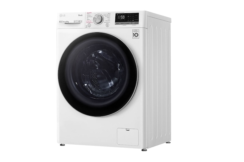 LG Waschmaschine |8 kg | AI DDTM | Steam | Turbowash | LG F4WV508S1, F4WV508S1