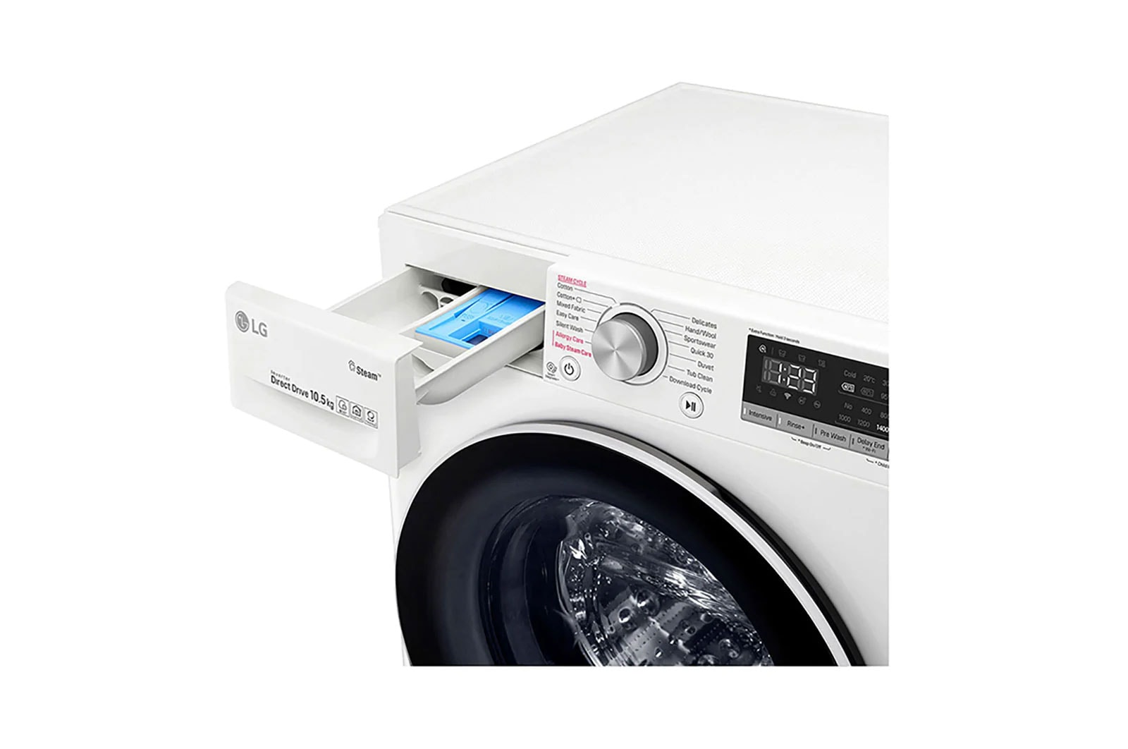 LG Waschmaschine | 10,5 kg | AI DD™ | Steam | TurboWash™ | ThinQ® | LG F4WV510S0E, F4WV510S0E
