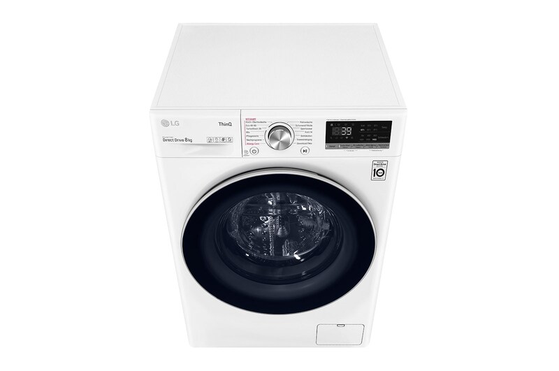 LG Waschmaschine | 8 kg | AI DD™ | Steam | TurboWash™ 360° | LG F4WV708P1E, F4WV708P1E