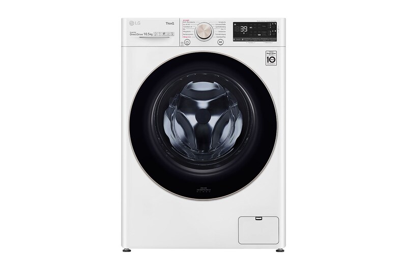LG Waschmaschine | 10.5 kg | AI Direct Drive™ | TurboWash 360 | Automatische Waschmitteldosierung | LG F4WV710ATR, F4WV710ATR