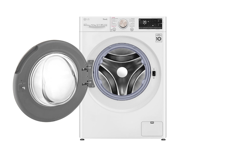 LG Waschmaschine | 10.5 kg | AI Direct Drive™ | TurboWash 360 | Automatische Waschmitteldosierung | LG F4WV710ATR, F4WV710ATR