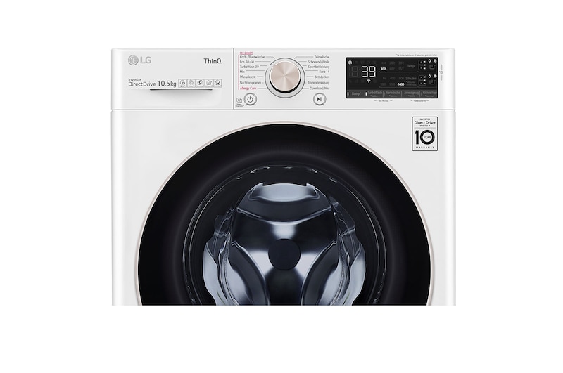 LG Waschmaschine | 10.5 kg | AI Direct Drive™ | TurboWash 360 | Automatische Waschmitteldosierung | LG F4WV710ATR, F4WV710ATR