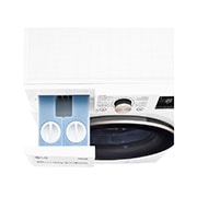 LG Waschmaschine | 10.5 kg | AI Direct Drive™ | TurboWash 360 | Automatische Waschmitteldosierung | LG F4WV710ATR, F4WV710ATR