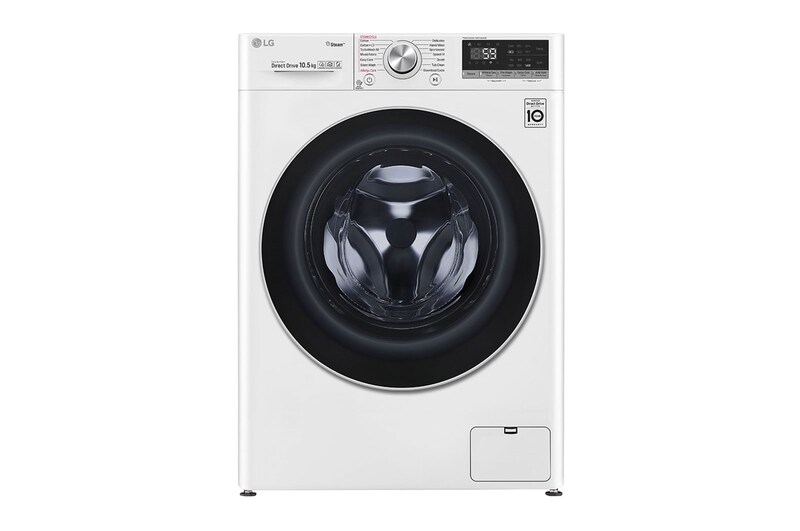 LG Waschmaschine | 10,5 kg | AI DD™ | Steam+™ | TurboWash™ | Aqualock | Neue Wohlfühl-Trommel, F4WV710P1