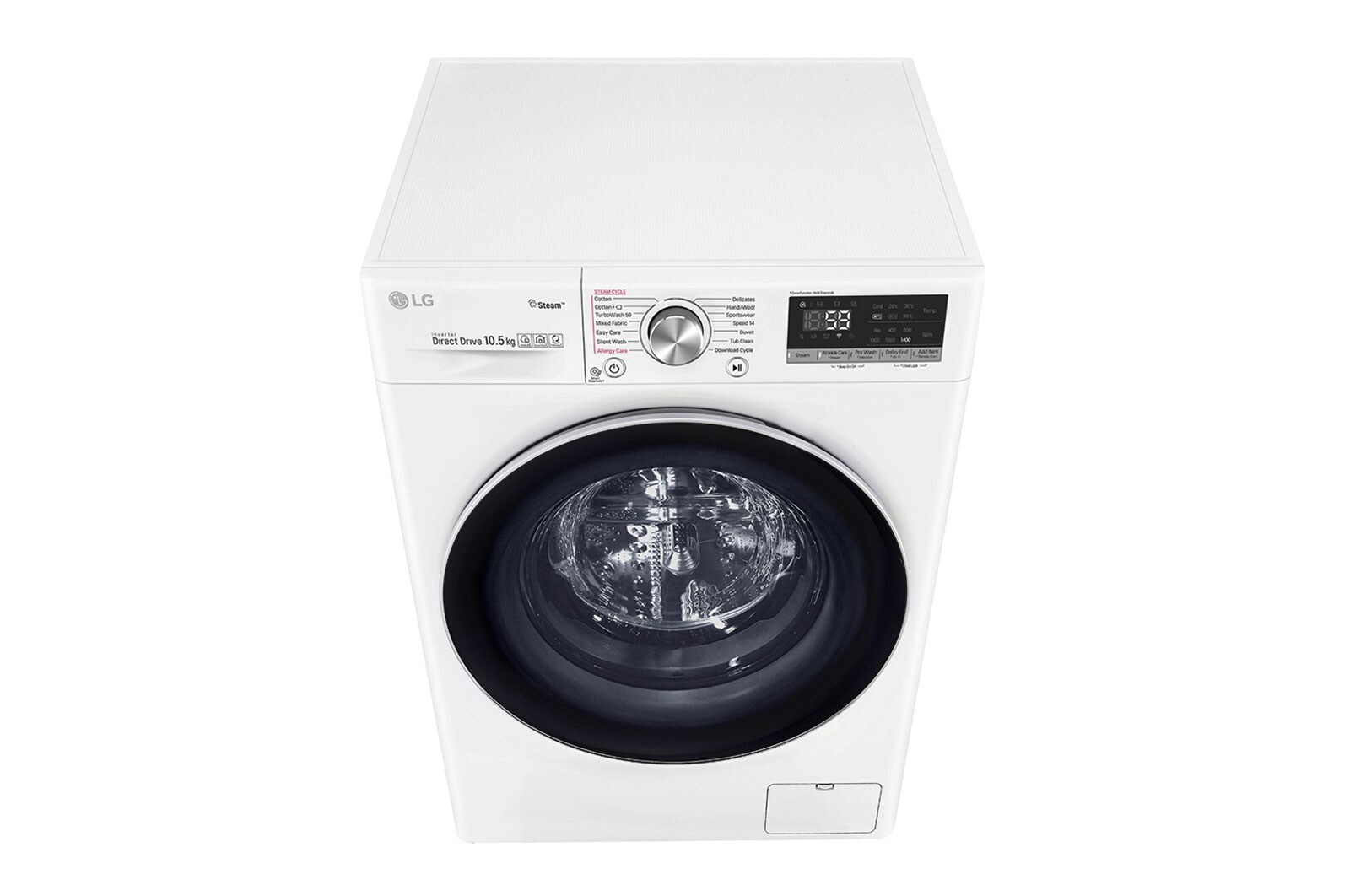 LG Waschmaschine | 10,5 kg | AI DD™ | Steam+™ | TurboWash™ | Aqualock | Neue Wohlfühl-Trommel, F4WV710P1