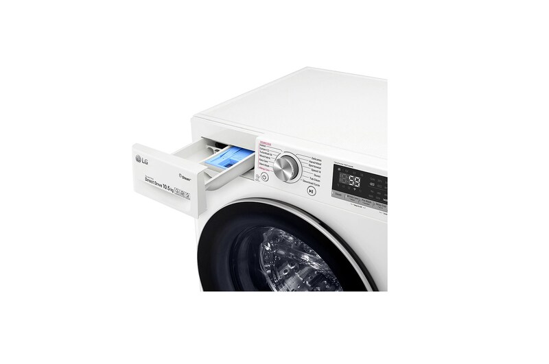 LG Waschmaschine | 10,5 kg | AI DD™ | Steam+™ | TurboWash™ | Aqualock | Neue Wohlfühl-Trommel, F4WV710P1