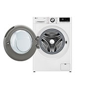 LG Waschmaschine | 11 kg Kapazität | 1560 U./Min. | Weiß | Bullaugenring: schwarz | F6WR701Y, F6WR701Y