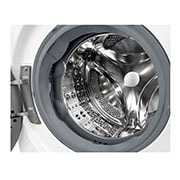 LG Waschmaschine | 11 kg Kapazität | 1560 U./Min. | Weiß | Bullaugenring: schwarz | F6WR701Y, F6WR701Y