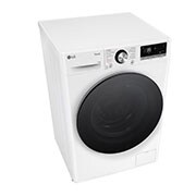 LG Waschmaschine | 11 kg Kapazität | 1560 U./Min. | Weiß | Bullaugenring: schwarz | F6WR701Y, F6WR701Y