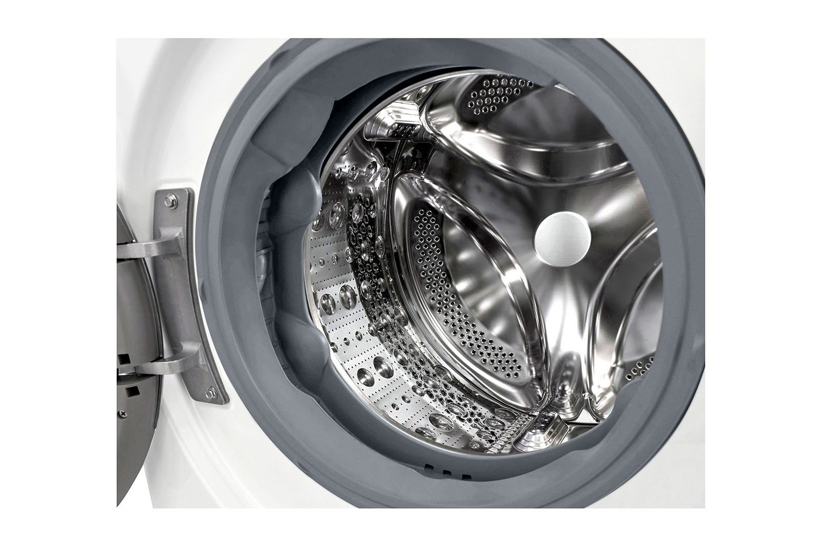 LG Waschmaschine | 11 kg Kapazität | 1560 U./Min. | Weiß | Bullaugenring: schwarz | F6WR701Y, F6WR701Y