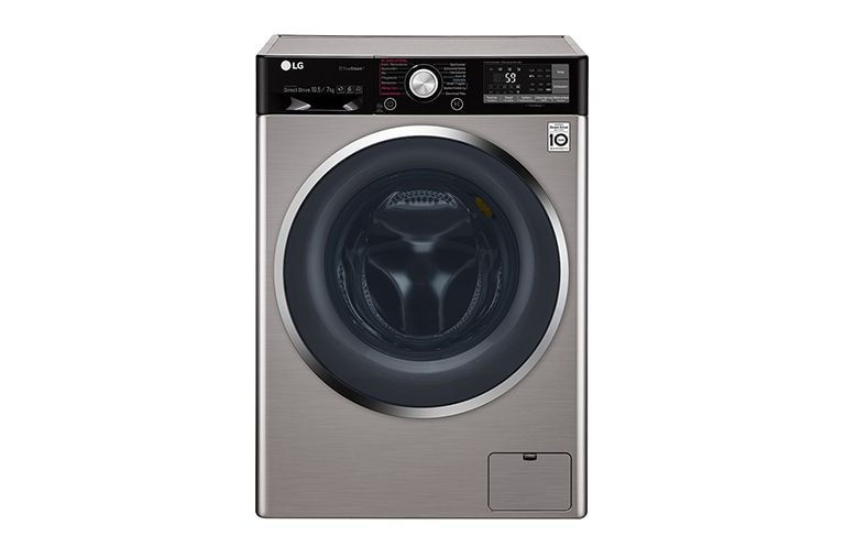Vorderansicht von Waschtrockner | 10,5kg waschen / 7kg trocknen | TrueSteam™ F14WD107TH6