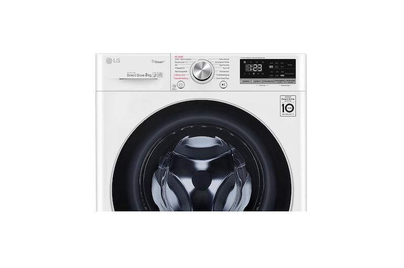 LG Waschmaschine | 8 kg | AI DD™ | Steam, V4W800