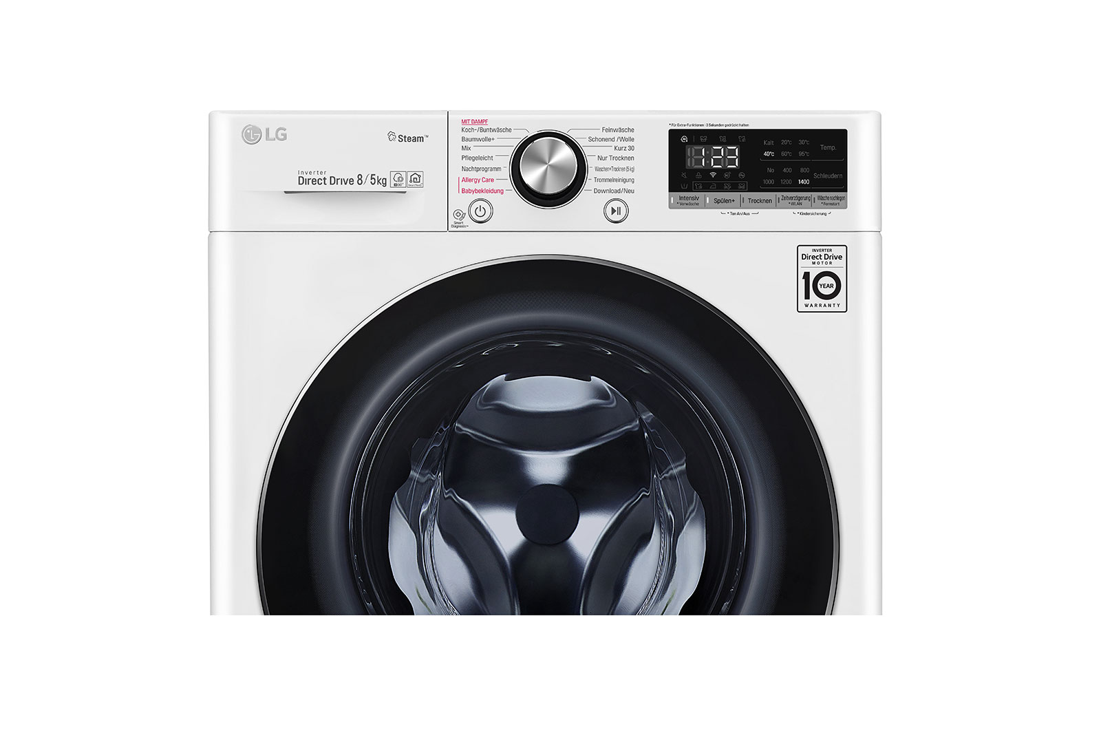 LG Waschtrockner | 9 kg Waschen/ 5kg Trocknen | AI DD™ | Steam, VT4WD950