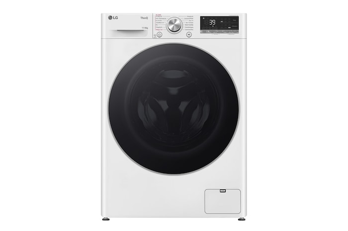 Vorderansicht von Waschtrockner Weiß (D/A, 11 kg / 6 kg, 1.360 U./Min.) mit Steam & TurboWash® 360° | W4WR70E61
