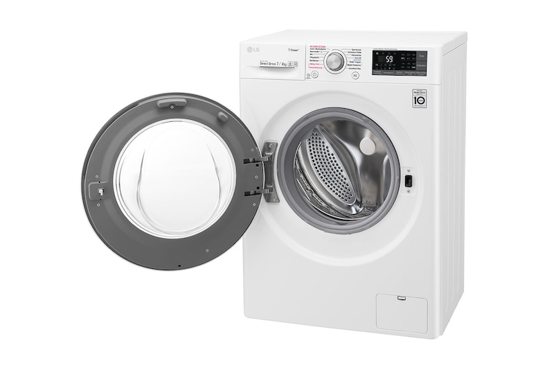 LG Waschtrockner | 7kg waschen / 4kg trocknen | nur 45cm Tiefe , F12WD74SLIM