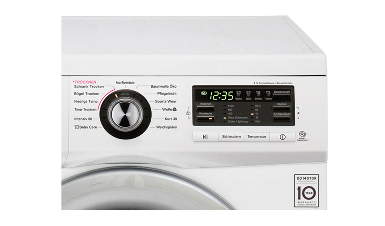 LG Waschtrockner mit 6 Motion DirectDrive™-Technologie. 8 kg Waschen / 4 kg Trocknen., F1496AD1