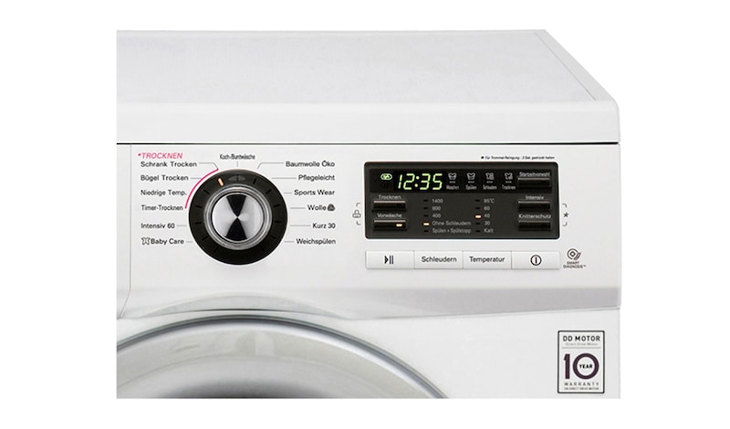 LG Waschtrockner mit 6 Motion DirectDrive™-Technologie. 8 kg Waschen / 4 kg Trocknen., F1496AD1