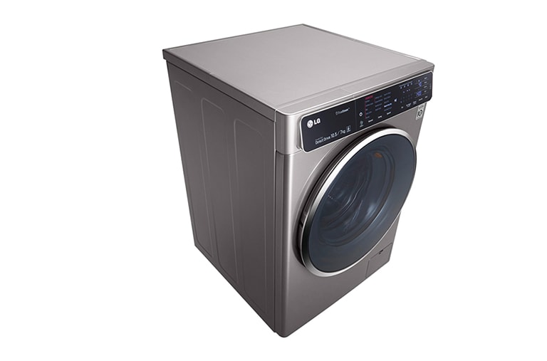 LG Waschtrockner mit ECO Hybrid System, NFC und 6 Motion DirectDrive™. 10,5 Kg Waschen / 7 kg Trocknen., F14U1JBH6NH