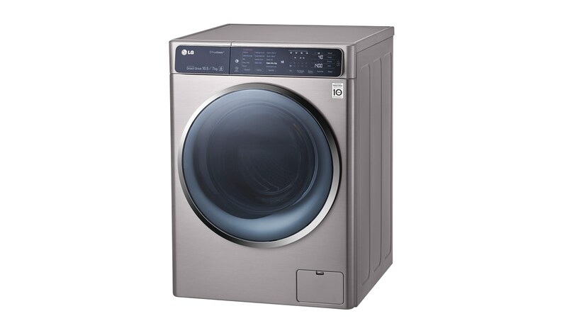LG Waschtrockner mit ECO Hybrid System, NFC und 6 Motion DirectDrive™. 10,5 Kg Waschen / 7 kg Trocknen., F14U1JBH6NH