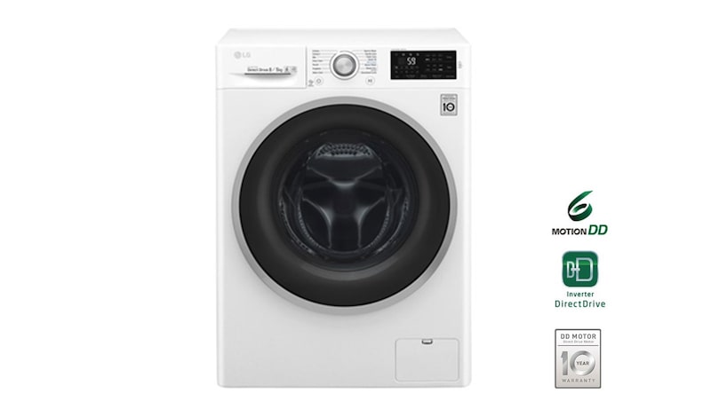 LG Waschtrockner | 8kg waschen / 5kg trocknen | 6 Motion Direct Drive™, F14WD85TN1