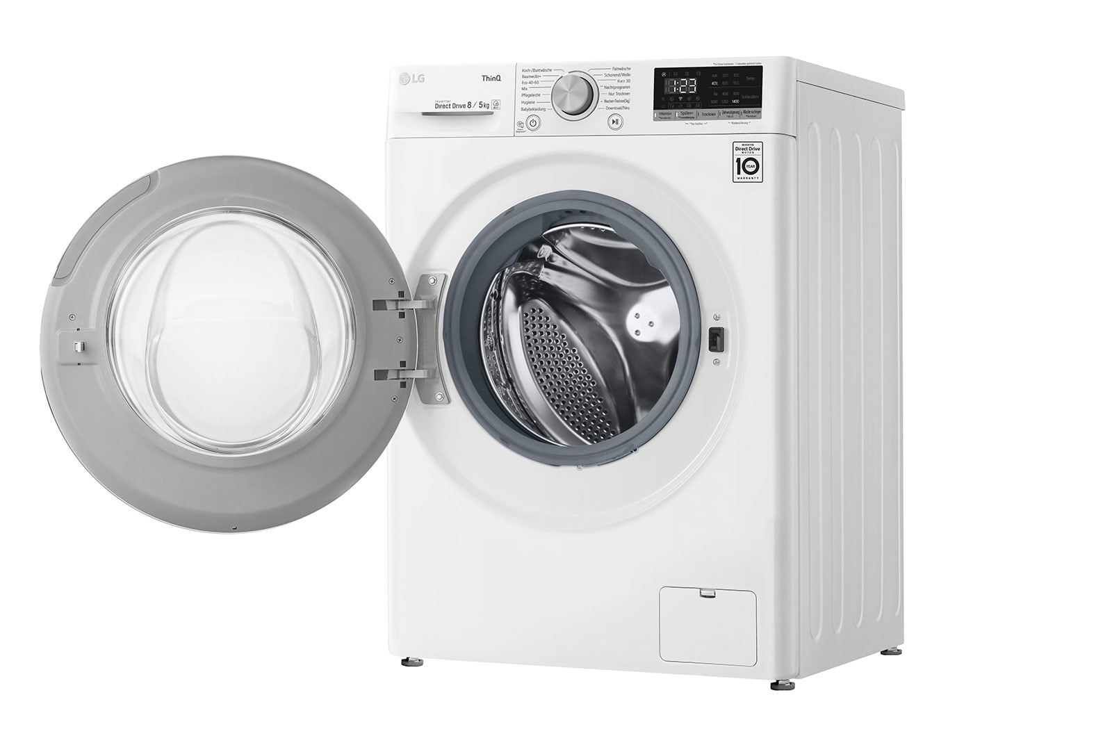 LG Waschtrockner mit AI DD™ | 8 KG Waschen | 6 KG Trocknen | 1400 U/Min | Steam | TurboWash™ , F14WD86TN1B