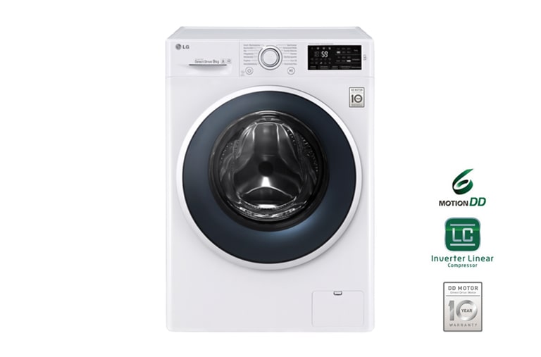 Vorderansicht von Waschmaschine | 9kg | 6 Motion Direct Drive™ | Tag on NFC Funktion F14WM9EN0
