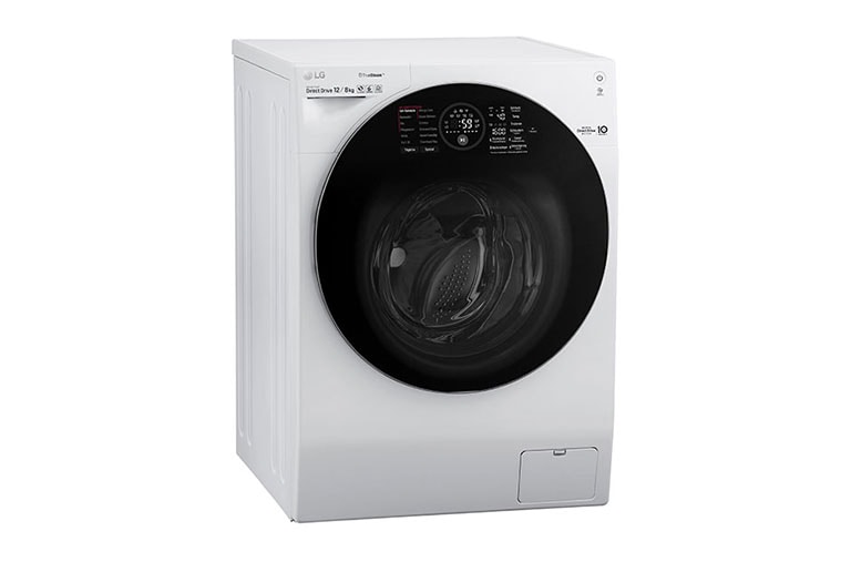 LG Waschtrockner | 12kg waschen / 8kg trocknen | kompatibel mit Mini-Waschmaschine , F16WD128GH