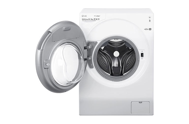 LG Waschtrockner | 12kg waschen / 8kg trocknen | kompatibel mit Mini-Waschmaschine , F16WD128GH