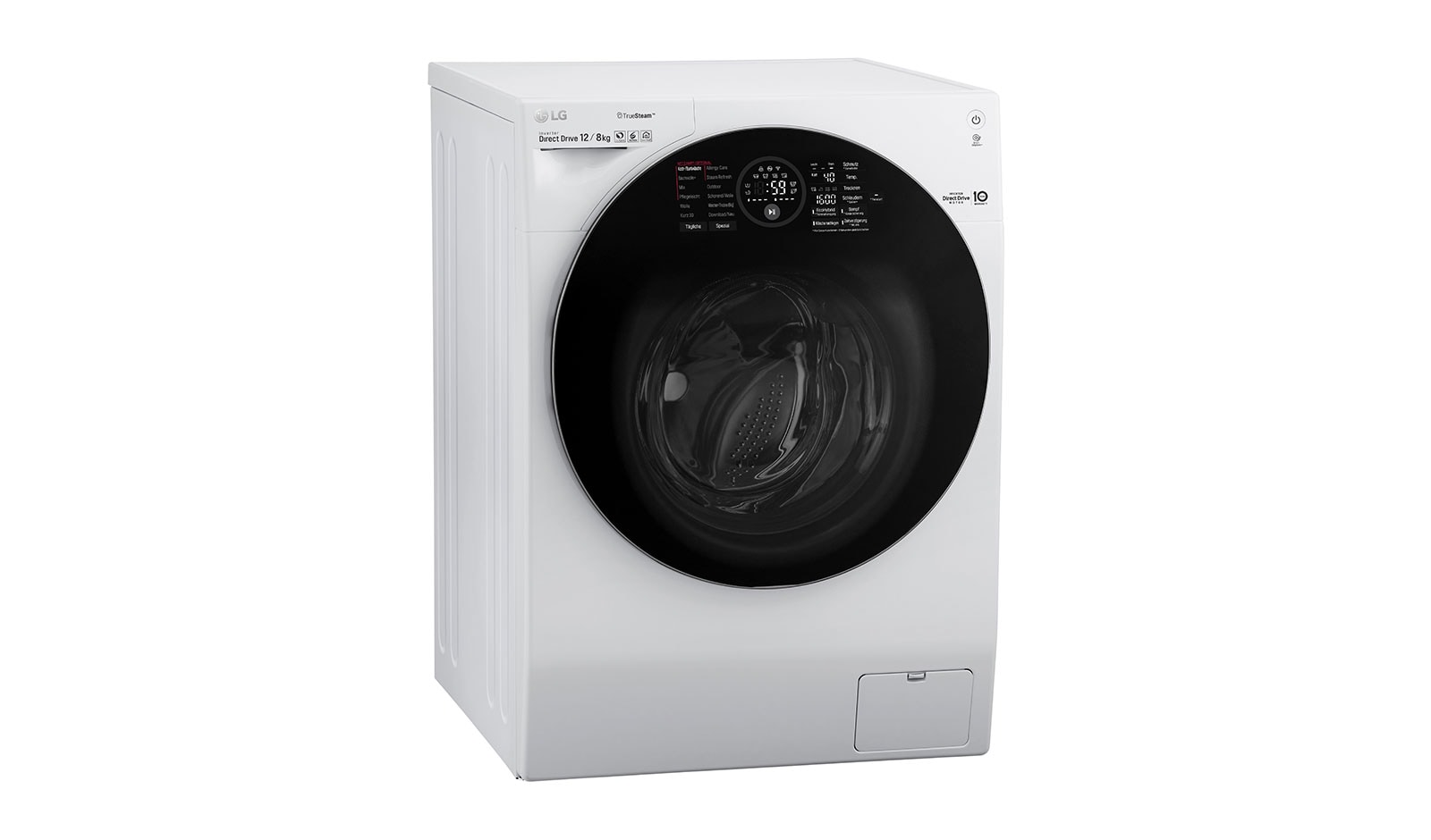 LG Waschtrockner | 12kg waschen / 8kg trocknen | kompatibel mit Mini-Waschmaschine , F16WD128GH