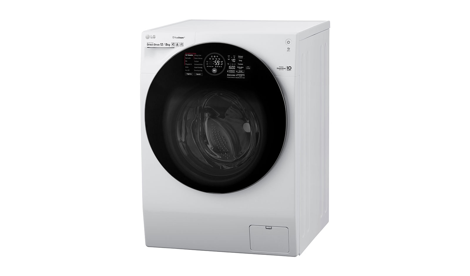 LG Waschtrockner | 12kg waschen / 8kg trocknen | kompatibel mit Mini-Waschmaschine , F16WD128GH