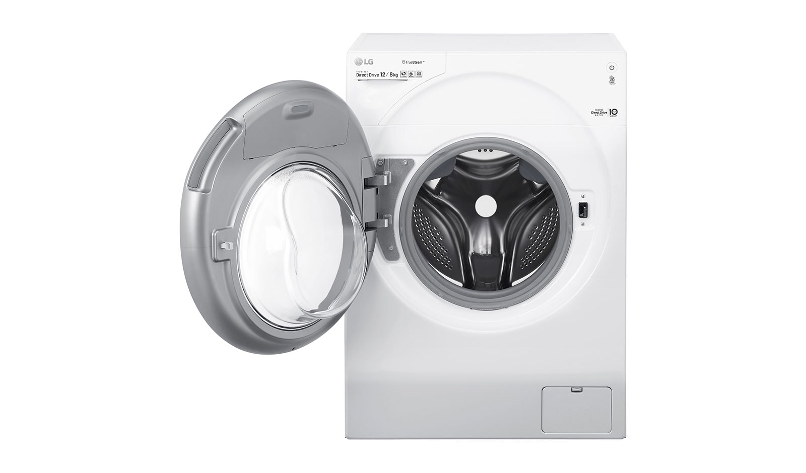 LG Waschtrockner | 12kg waschen / 8kg trocknen | kompatibel mit Mini-Waschmaschine , F16WD128GH