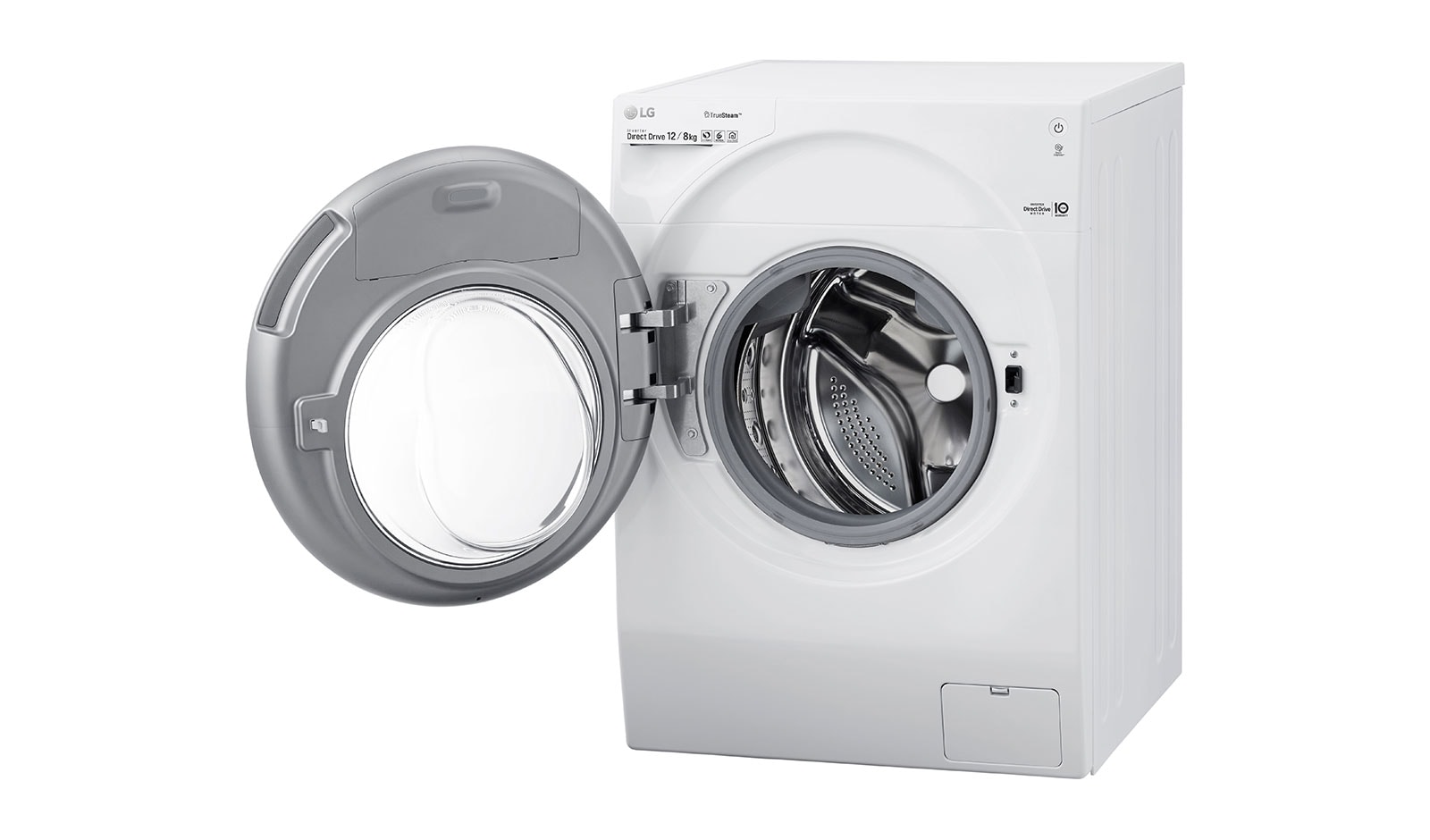 LG Waschtrockner | 12kg waschen / 8kg trocknen | kompatibel mit Mini-Waschmaschine , F16WD128GH